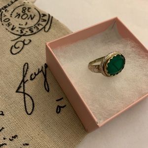 Vintage gold 925 ring antique
